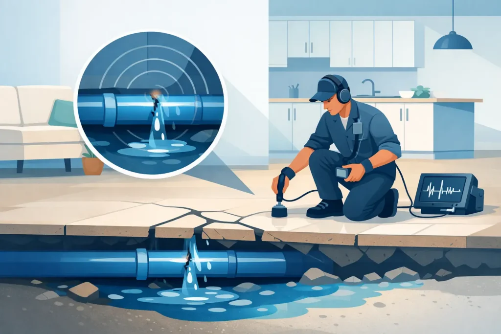 Underfloor Leak Detection Service Explained
