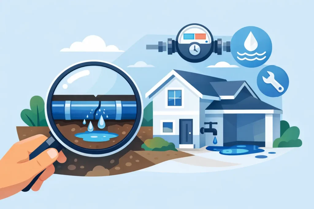 How to Detect Mains Water Leaks at Home