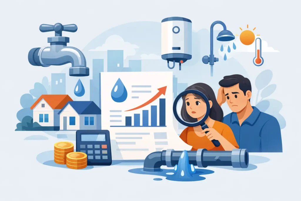 Why Is My Water Bill Suddenly High? 8 Causes