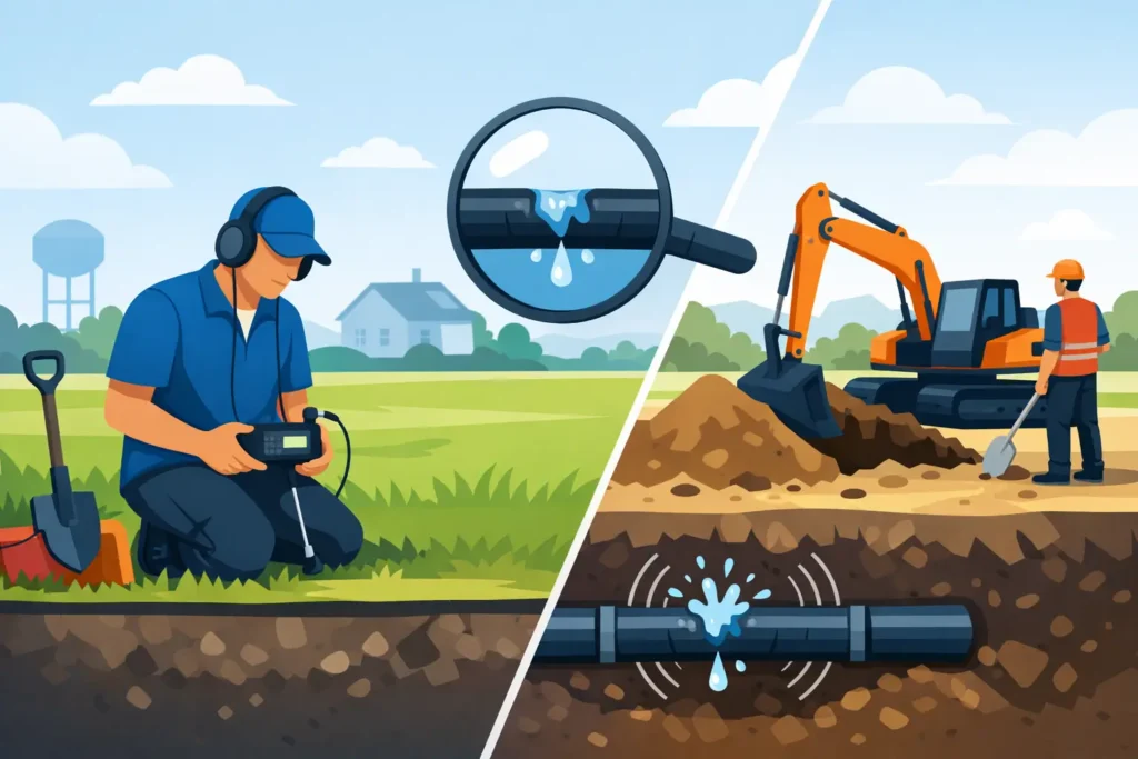 Does Leak Detection Require Excavation? Usually Not