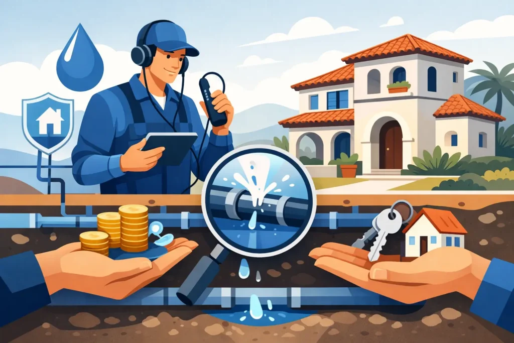 Who Pays for Leak Detection at a Spanish Home?