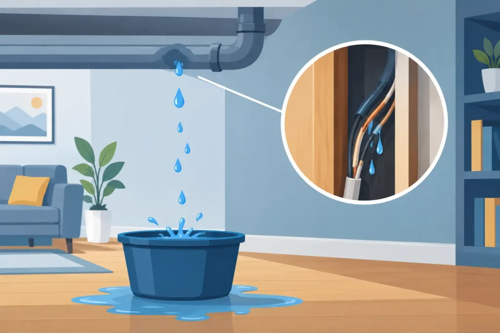 Can Leaks Damage Electrical Wiring at Home?